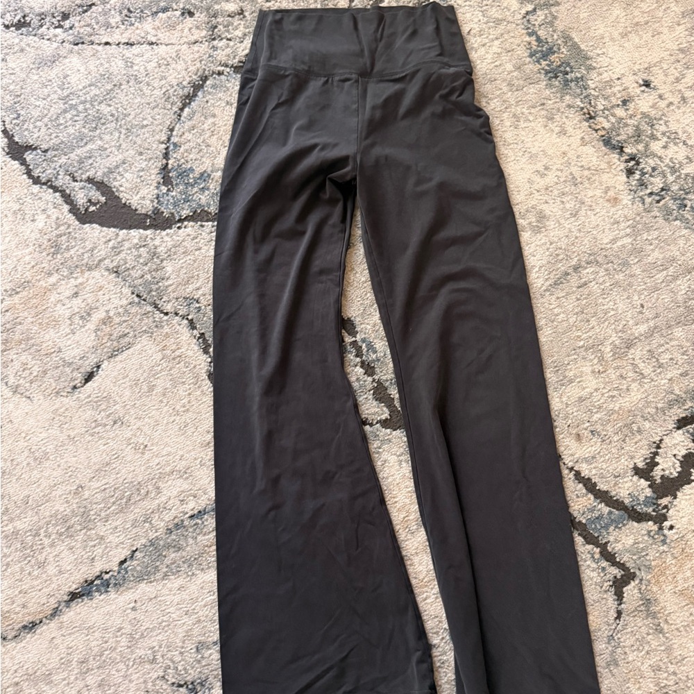 aerie Black High-Waist Flare Leggings